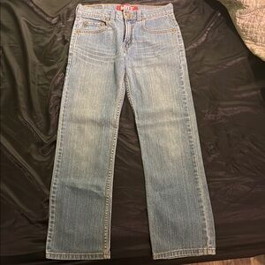 Levi's Denim Blue Straight Leg Jeans